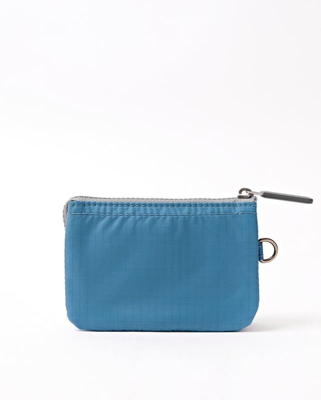 Carnaby Wallet in Retro Blue Recycled Nylon Ripstop