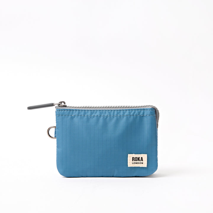 Carnaby Wallet in Retro Blue Recycled Nylon Ripstop