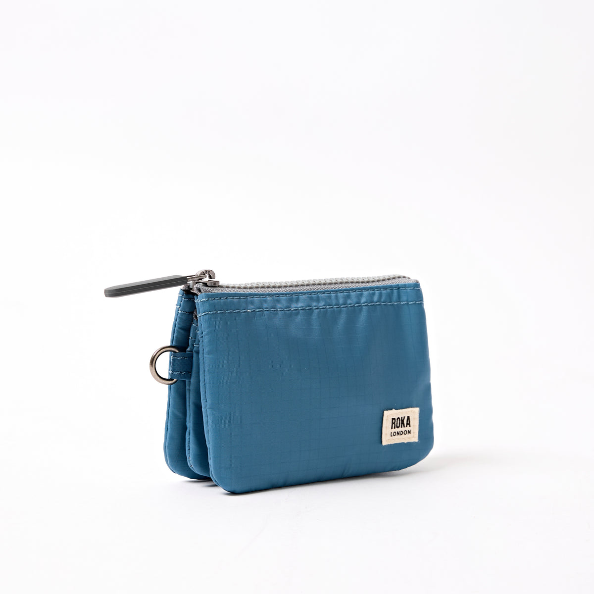 Carnaby Wallet in Retro Blue Recycled Nylon Ripstop