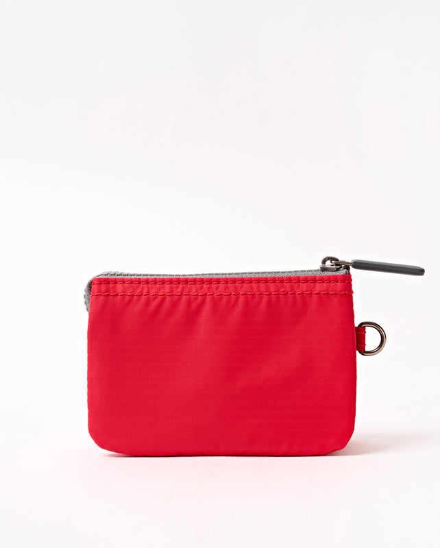 Carnaby Wallet in Scarlet Recycled Nylon Ripstop