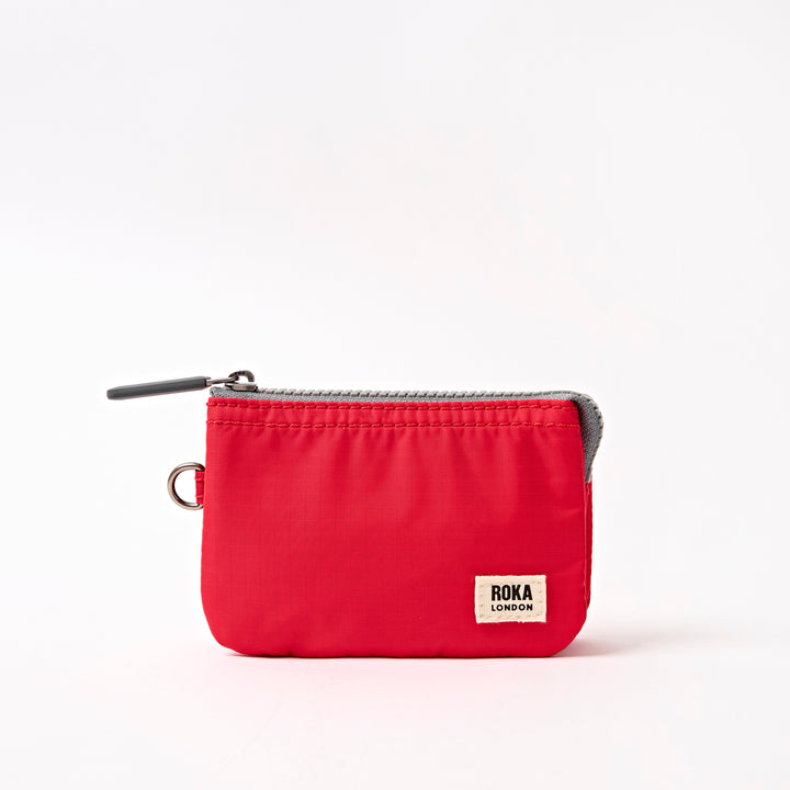 Carnaby Wallet in Scarlet Recycled Nylon Ripstop