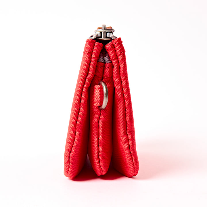Carnaby Wallet in Scarlet Recycled Canvas