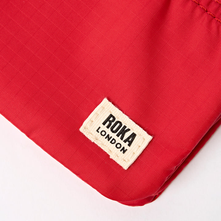 Carnaby Wallet in Scarlet Recycled Nylon Ripstop