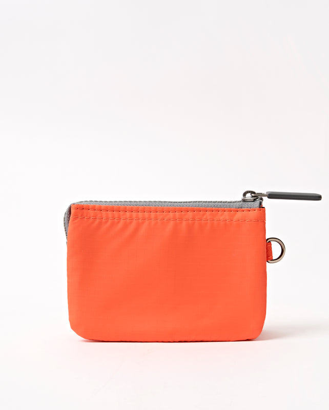 Carnaby Wallet in Tangerine Recycled Nylon Ripstop