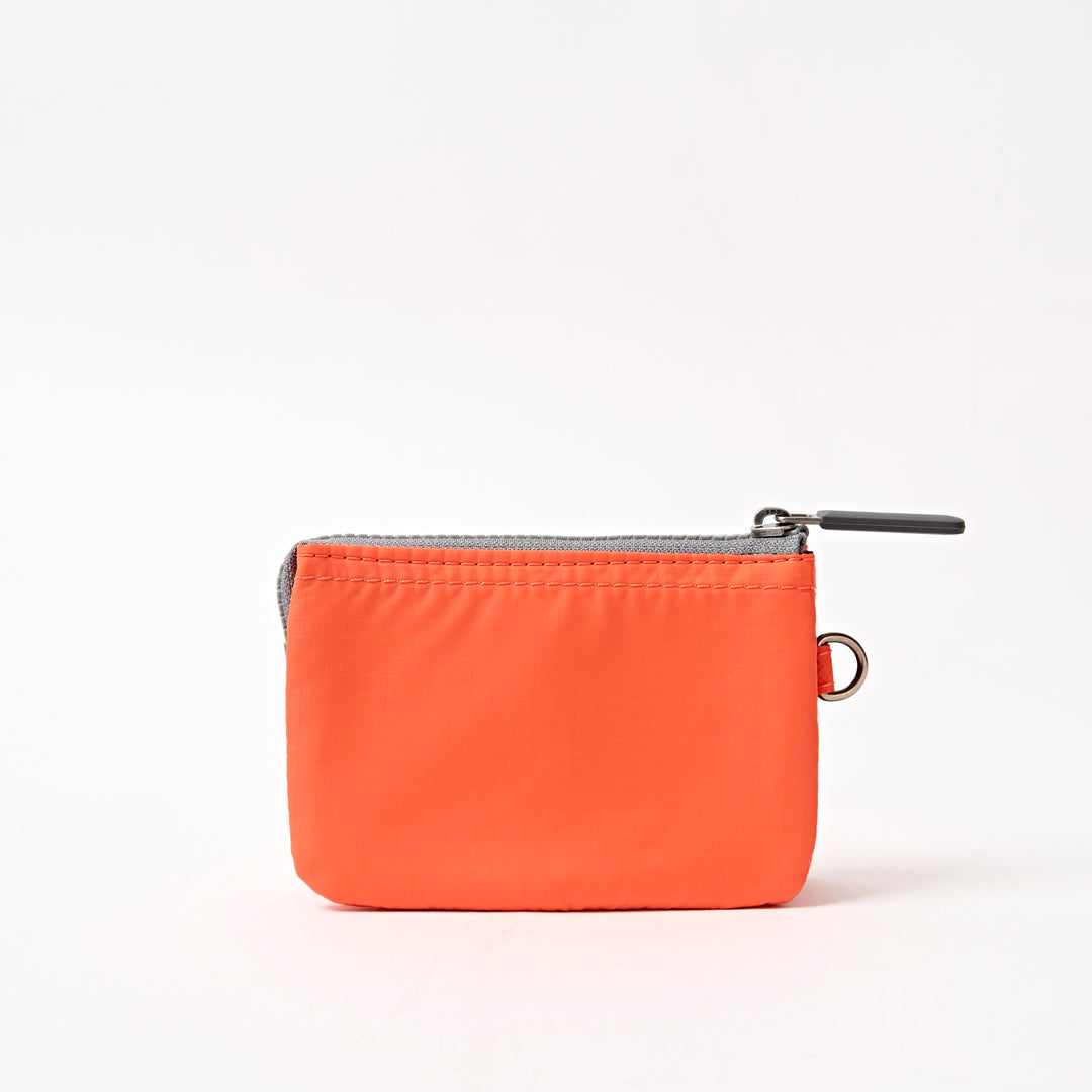 Carnaby Wallet in Tangerine Recycled Nylon Ripstop