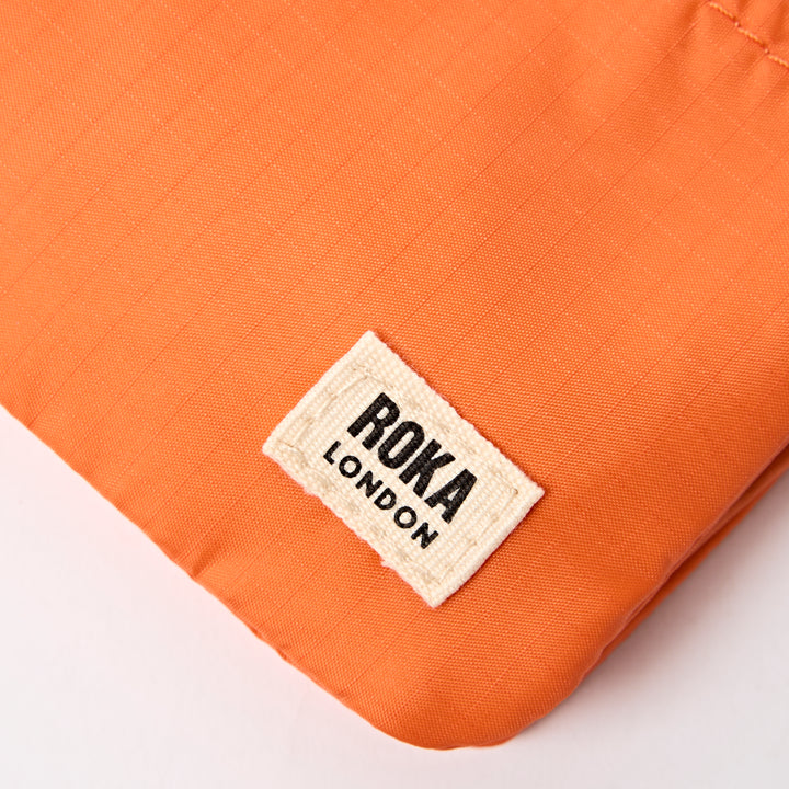 Carnaby Wallet in Tangerine Recycled Nylon Ripstop