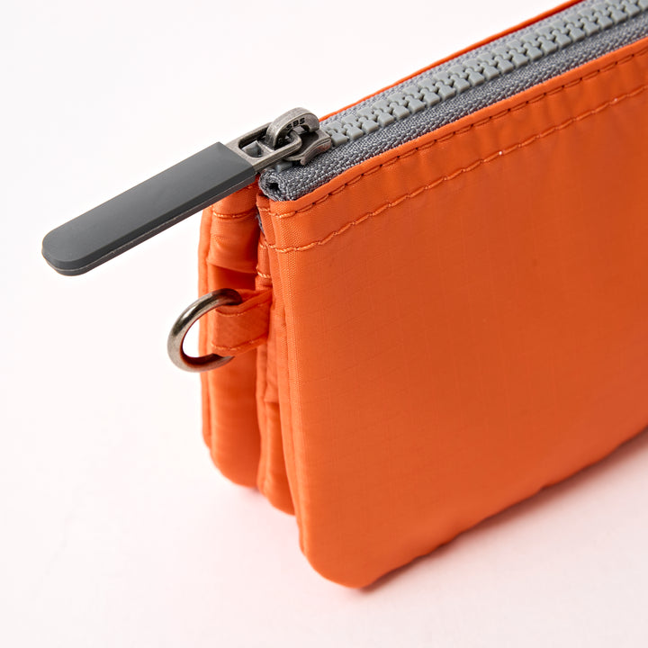 Carnaby Wallet in Tangerine Recycled Nylon Ripstop