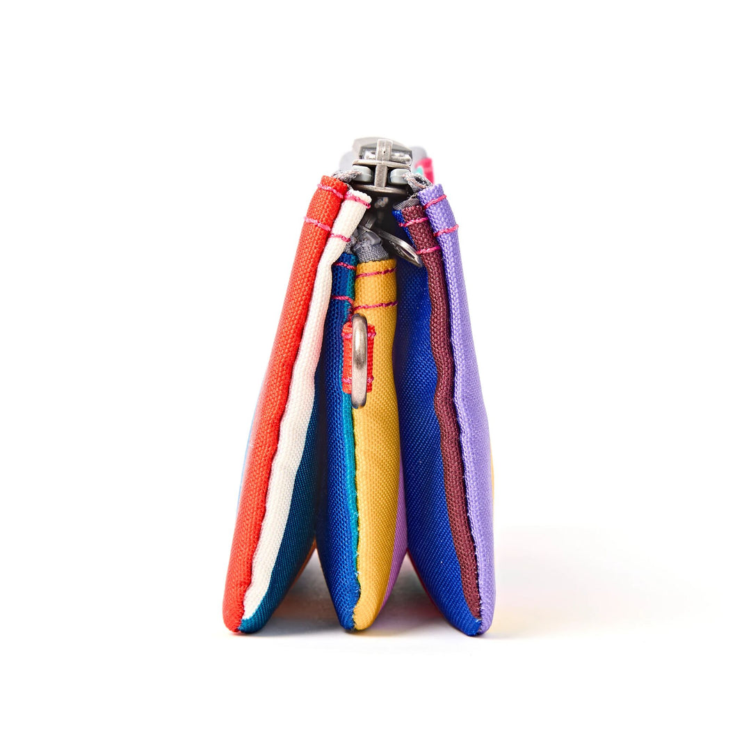 Carnaby Wallet in Wide Multi Stripe