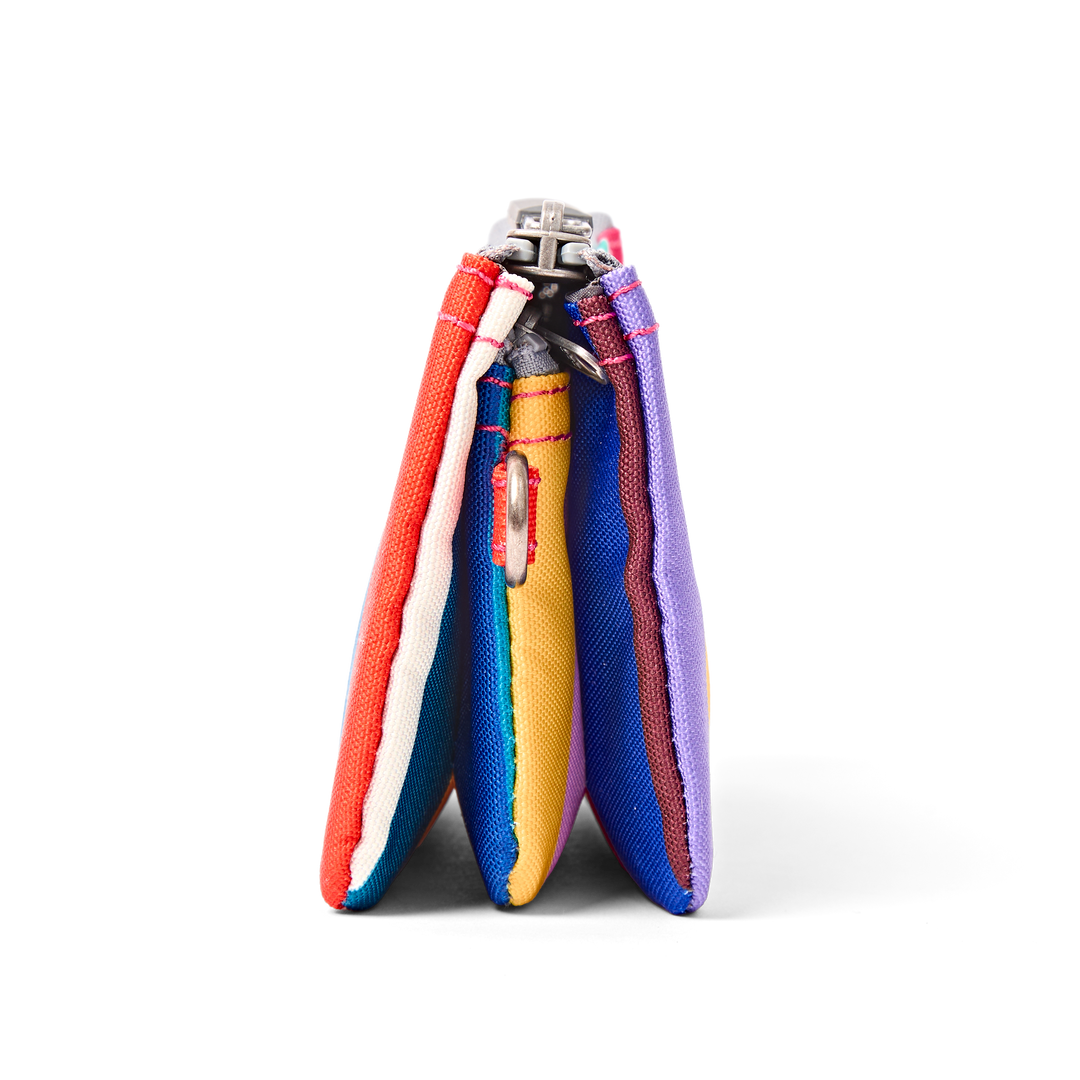 Carnaby Wallet in Wide Multi Stripe