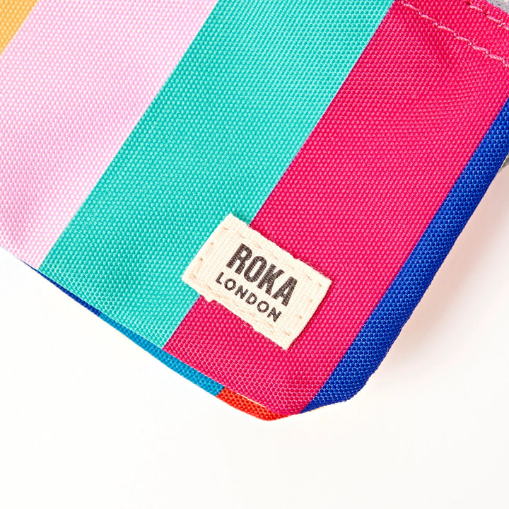 Carnaby Wallet in Wide Multi Stripe
