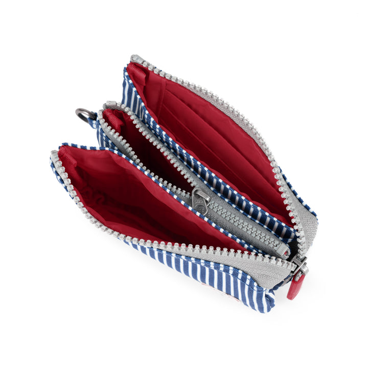 Carnaby Wallet in Blue Hickory