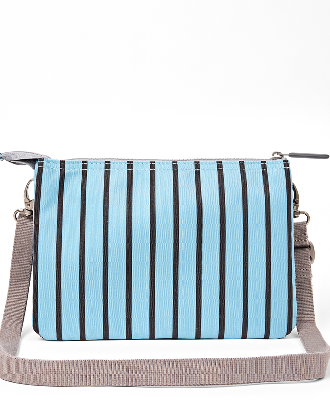 Carnaby Crossbody Bag in Blue Stripe