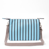 Carnaby Crossbody Bag in Blue Stripe