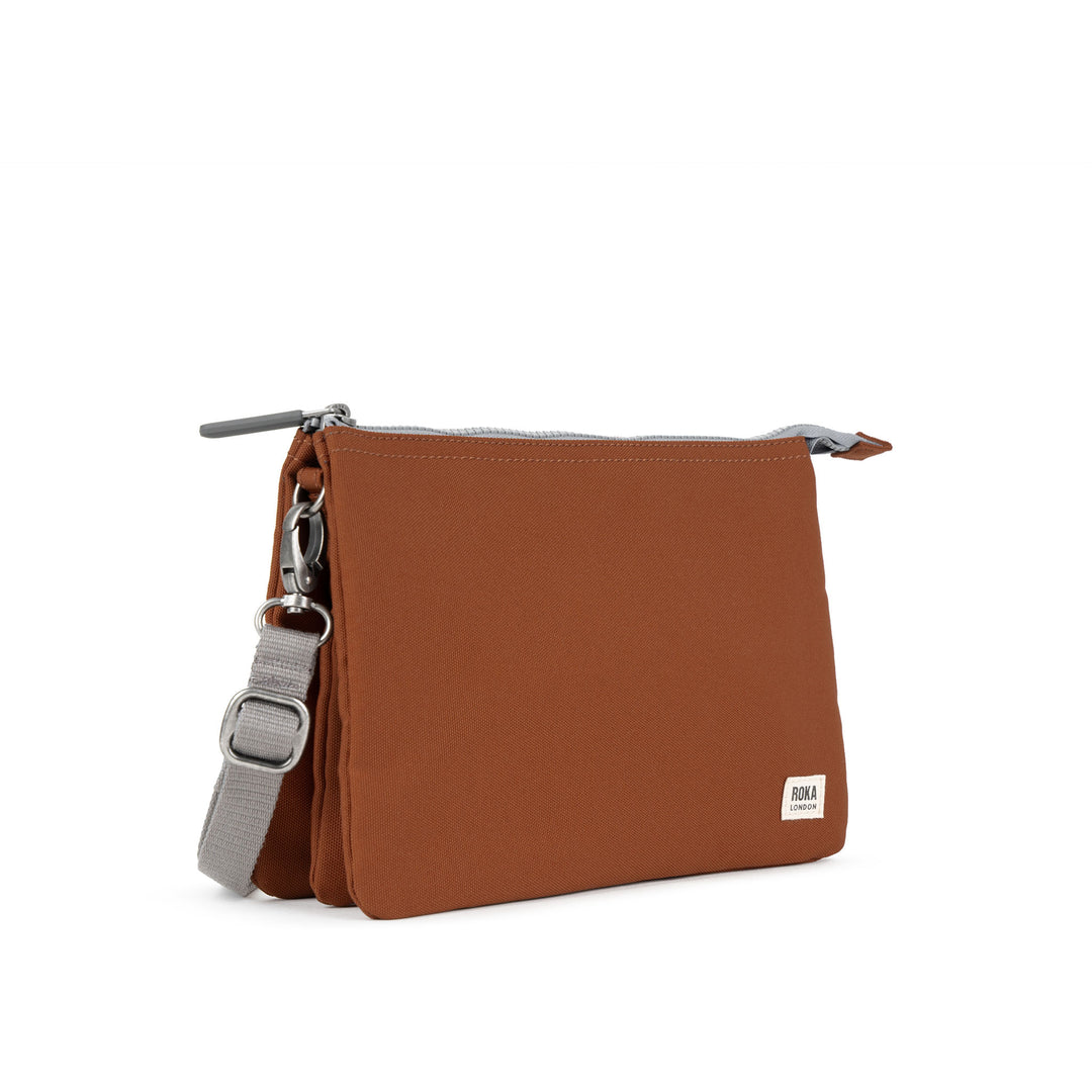 Carnaby Crossbody XL Bran Recycled Canvas