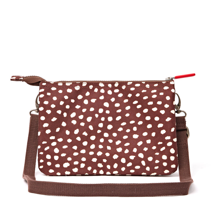 Carnaby Crossbody Bag in Brown Dot