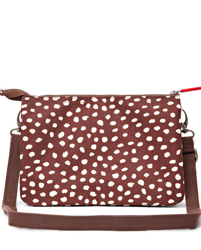 Carnaby Crossbody Bag in Brown Dot