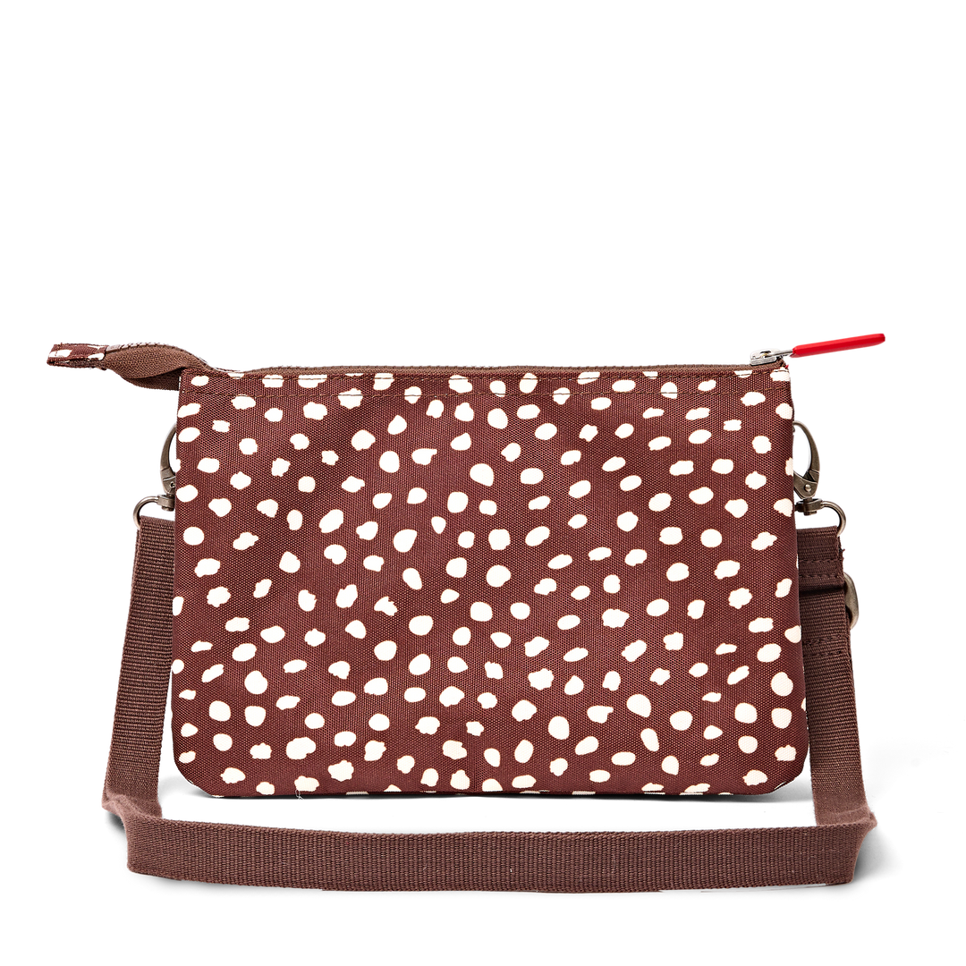 Carnaby Crossbody Bag in Brown Dot
