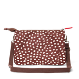 Carnaby Crossbody Bag in Brown Dot