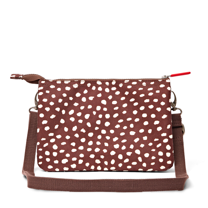 Carnaby Crossbody Bag in Brown Dot