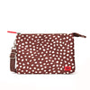 Carnaby Crossbody Bag in Brown Dot