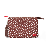 Carnaby Crossbody Bag in Brown Dot