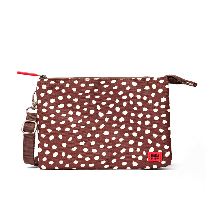Carnaby Crossbody Bag in Brown Dot
