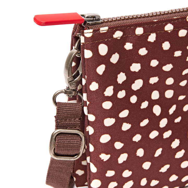 Carnaby Crossbody Bag in Brown Dot