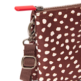 Carnaby Crossbody Bag in Brown Dot