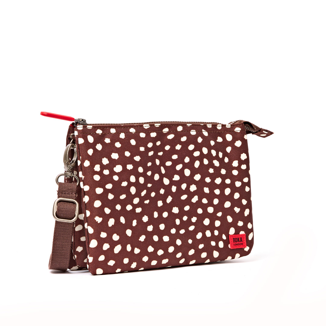 Carnaby Crossbody Bag in Brown Dot