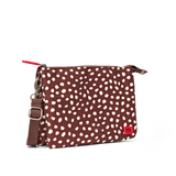 Carnaby Crossbody Bag in Brown Dot