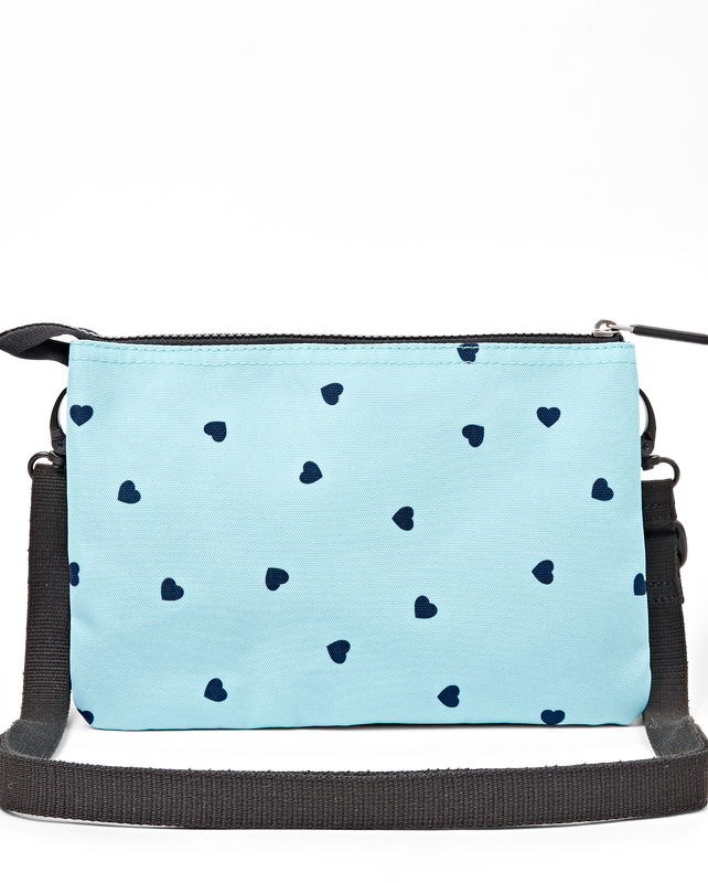 Carnaby Crossbody Bag in Heart Print