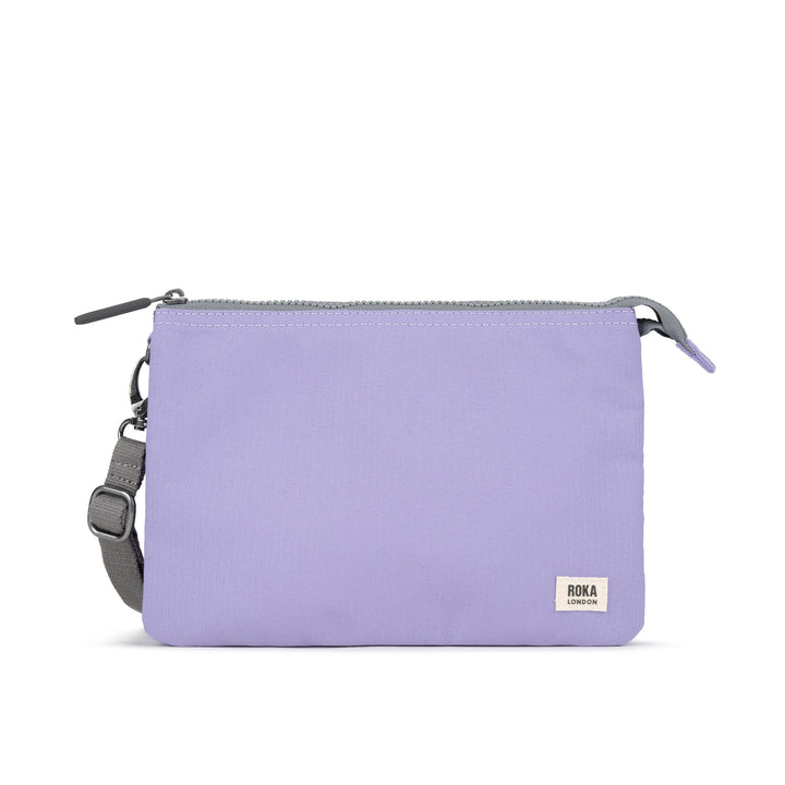 Carnaby Crossbody XL Lavender Recycled Canvas