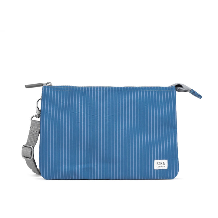 Carnaby Crossbody XL Denim Mid Wash Recycled Canvas