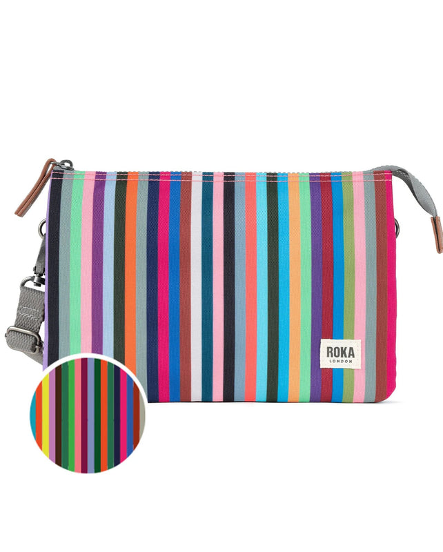 Carnaby Crossbody Bag in Multi Stripe