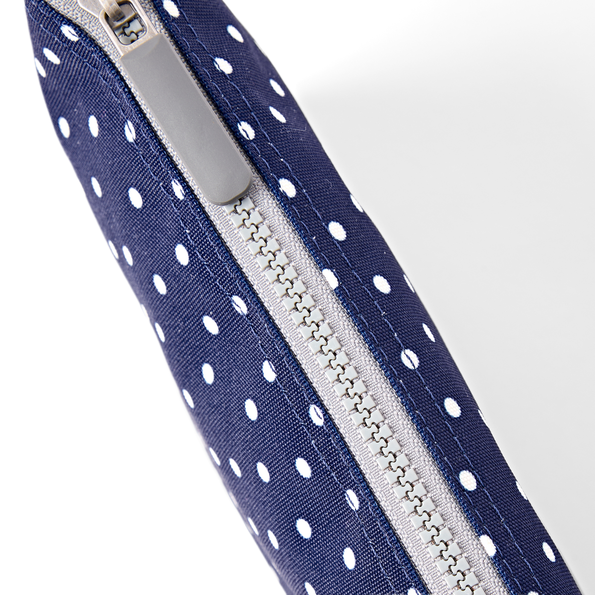 Carnaby Crossbody Bag in Navy Polka Dot
