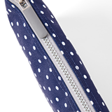 Carnaby Crossbody Bag in Navy Polka Dot