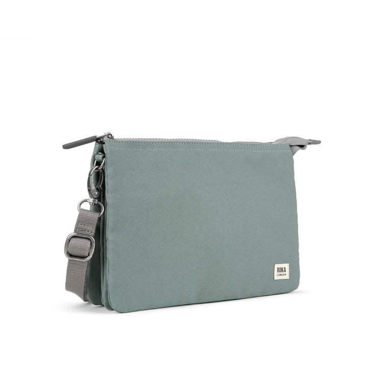 Carnaby Crossbody XL Pewter Recycled Canvas