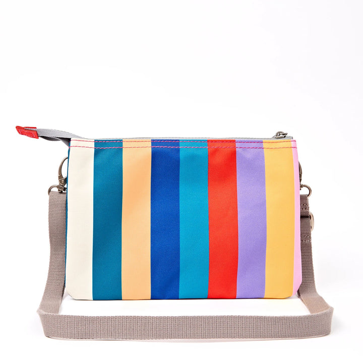 Carnaby Crossbody Bag in Wide Multi Stripe
