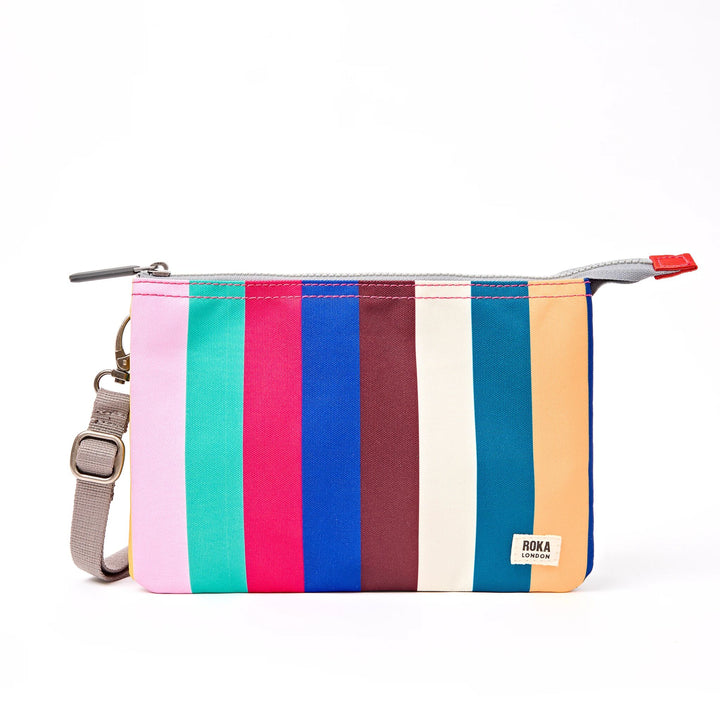 Carnaby Crossbody Bag in Wide Multi Stripe