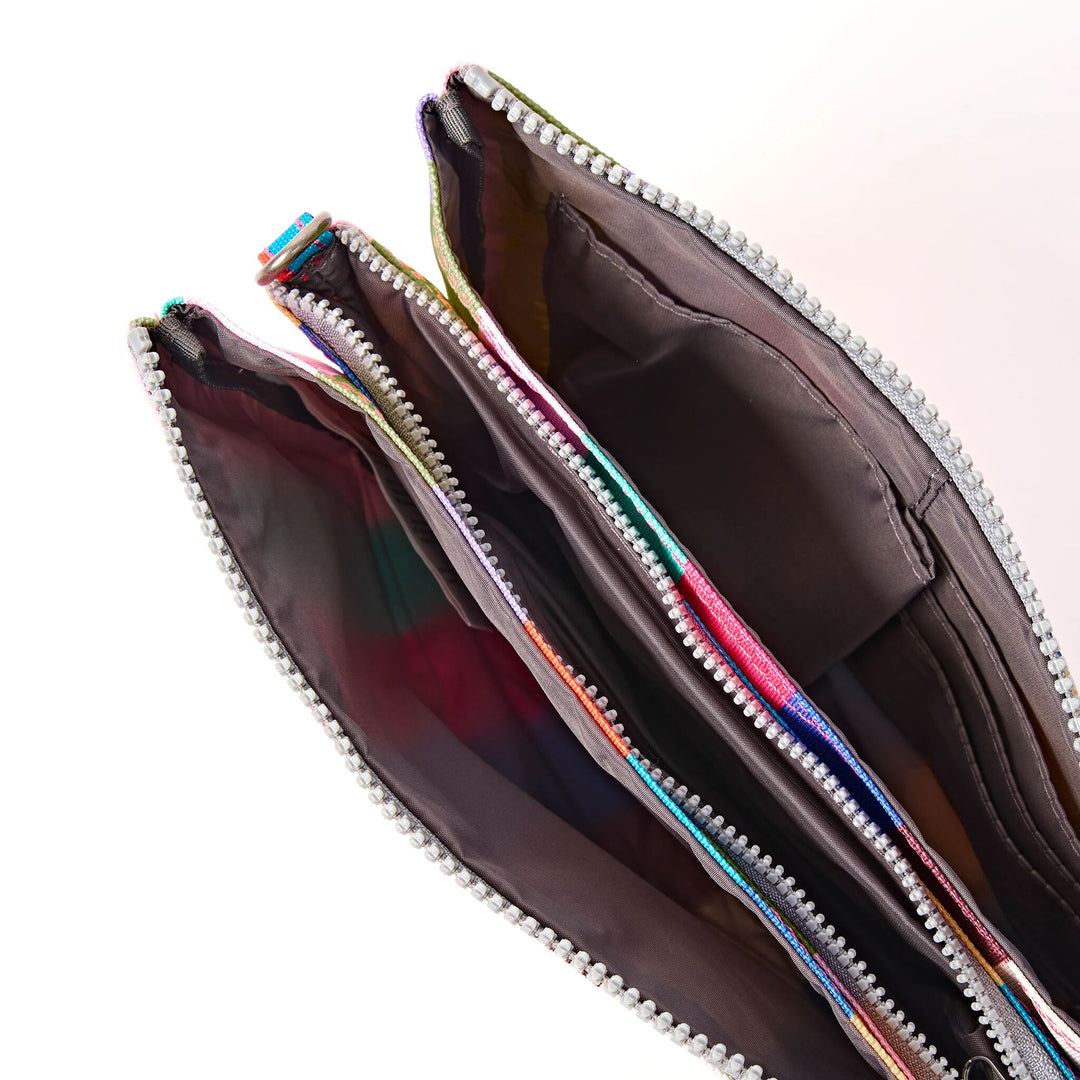Carnaby Crossbody Bag in Wide Multi Stripe
