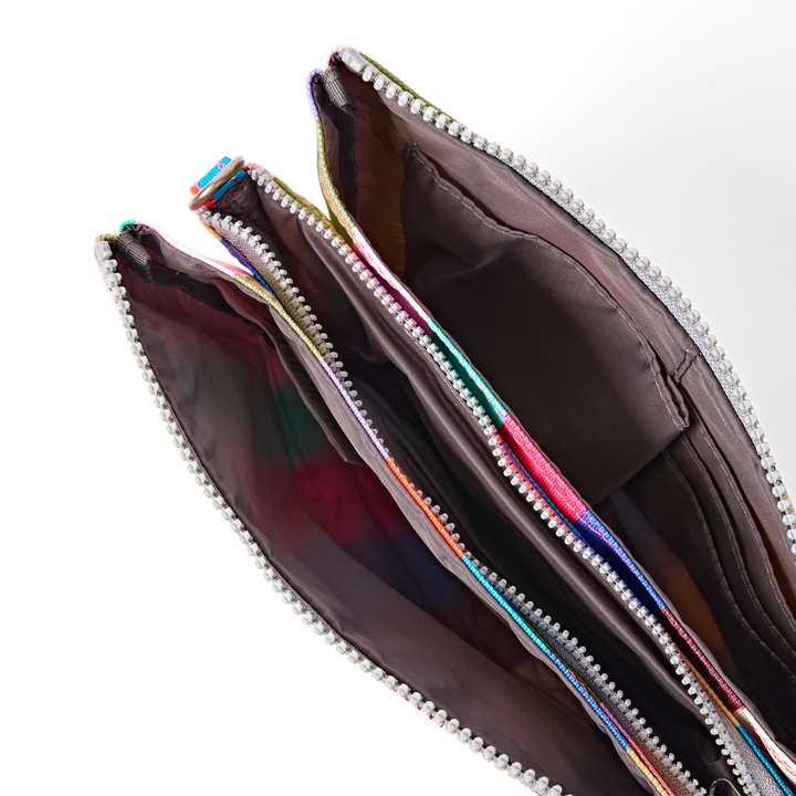 Carnaby Crossbody Bag in Wide Multi Stripe