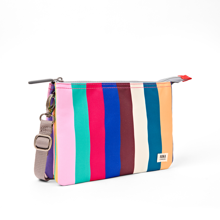 Carnaby Crossbody Bag in Wide Multi Stripe