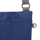 Chelsea B Crossbody Bag in Dark Denim Pin Stripe