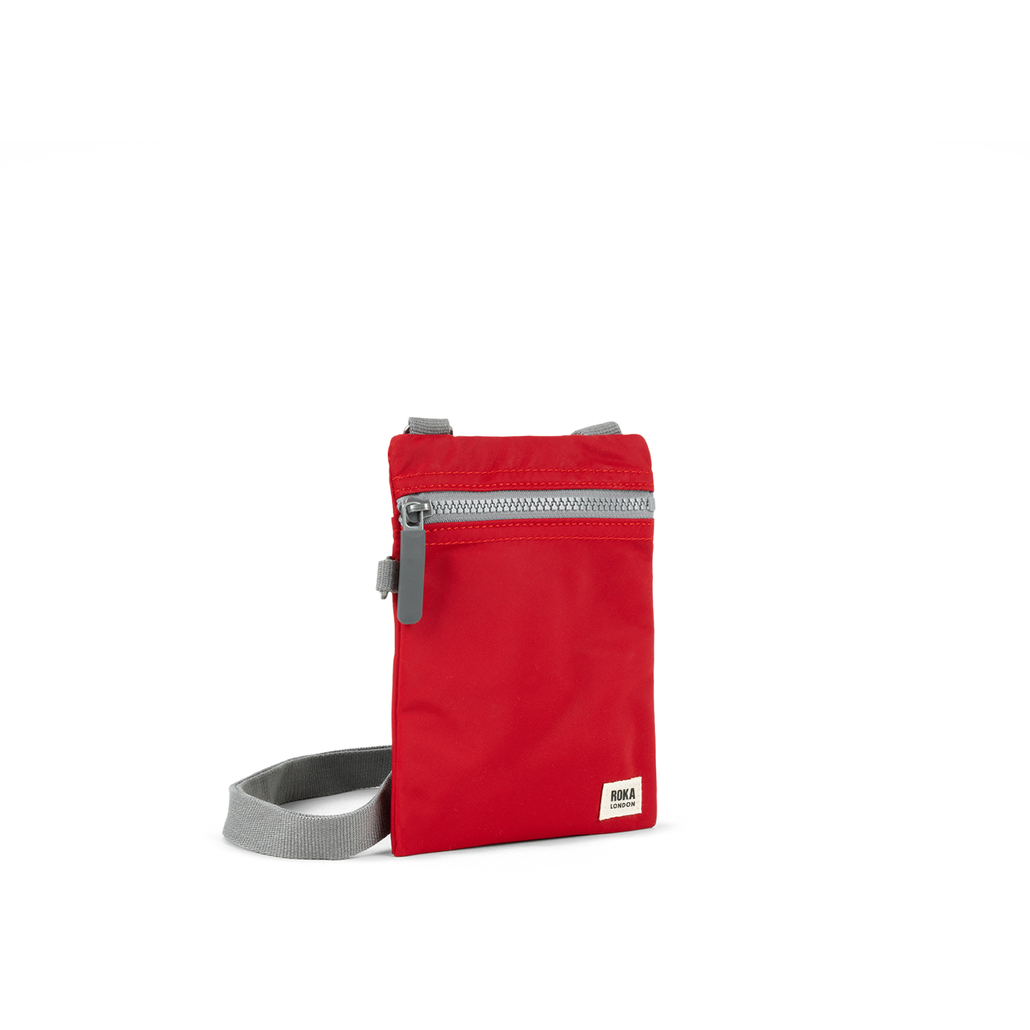 Chelsea Pocket Cranberry | Eco-Friendly Sling Bag | ROKA London