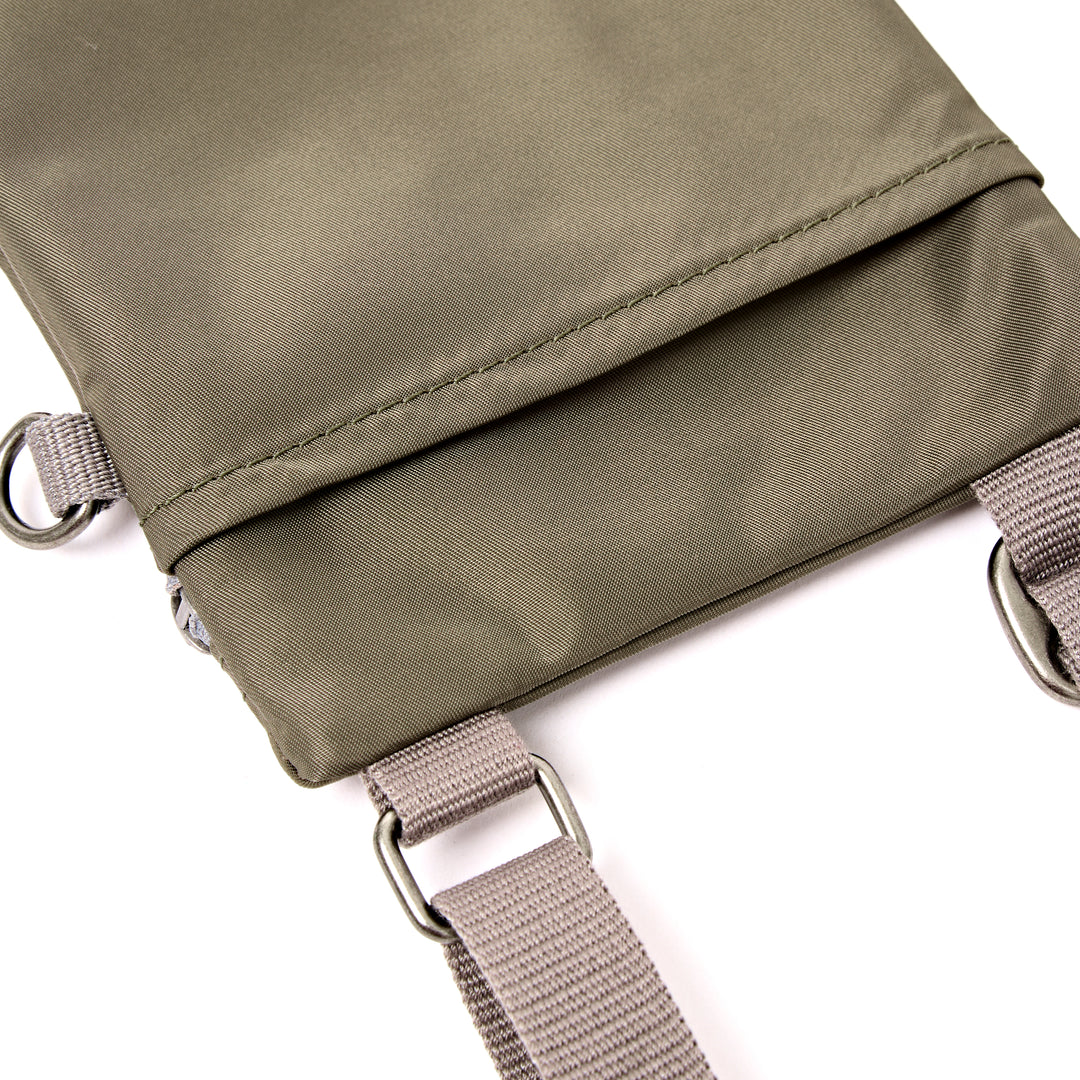 Chelsea Pocket Sling Bag in Army