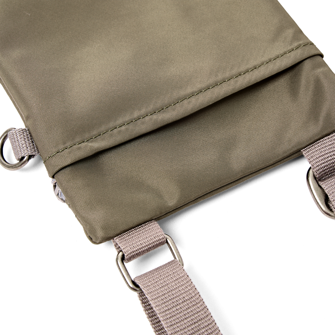 Chelsea Pocket Sling Bag in Army