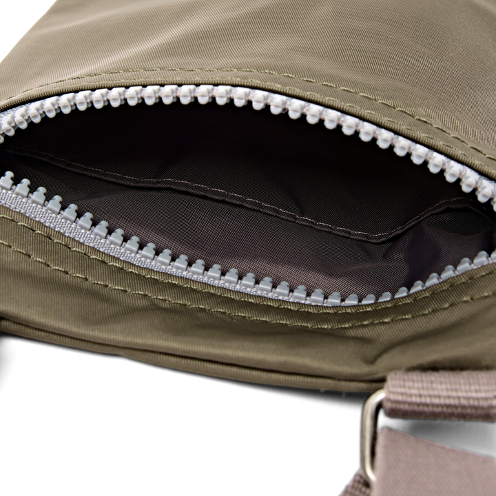 Chelsea Pocket Sling Bag in Army