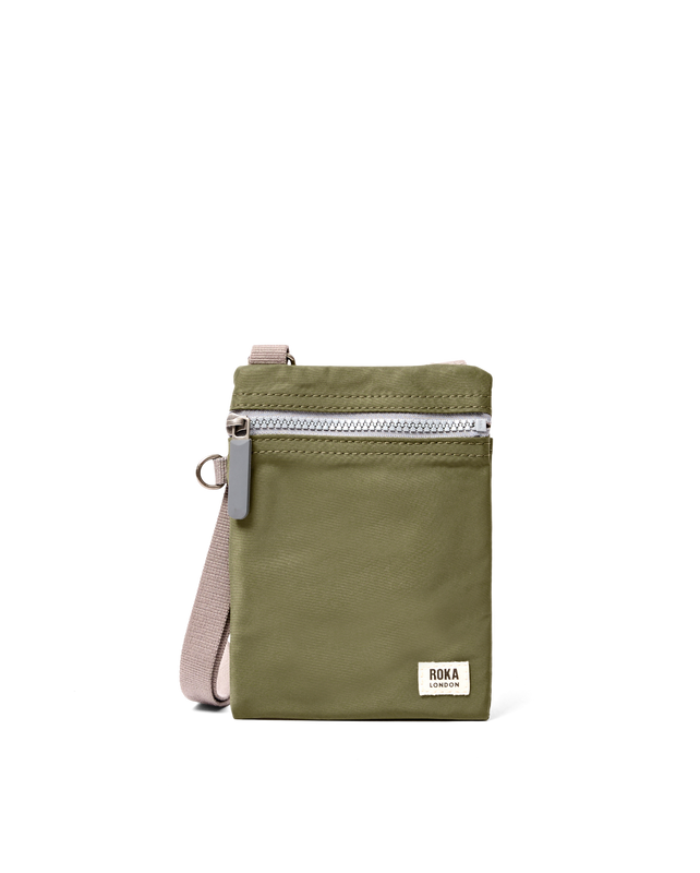 Chelsea Pocket Sling Bag in Chive