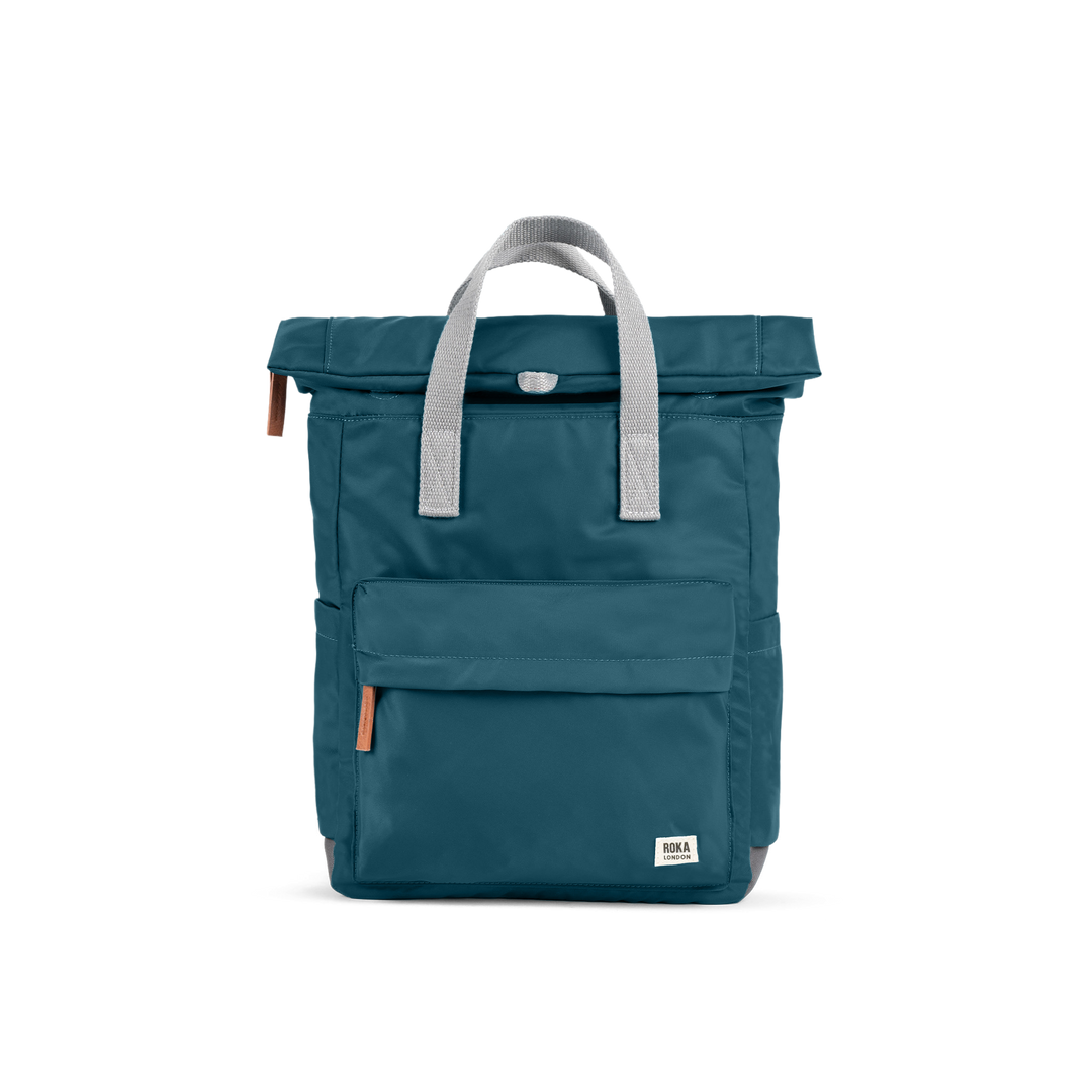 Canfield Roll Top Backpack in Teal