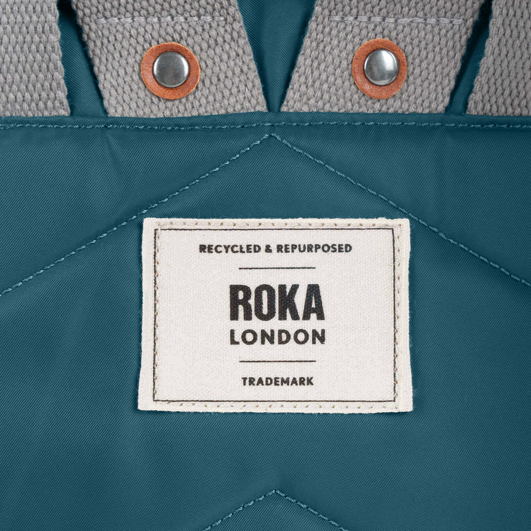 Canfield Roll Top Backpack in Teal
